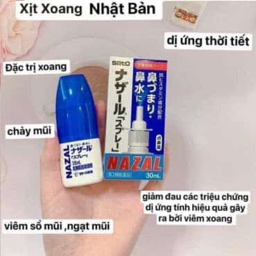 NƯỚC XỊT MŨI NAZAL 30ML NỘI ĐỊA NHẬT