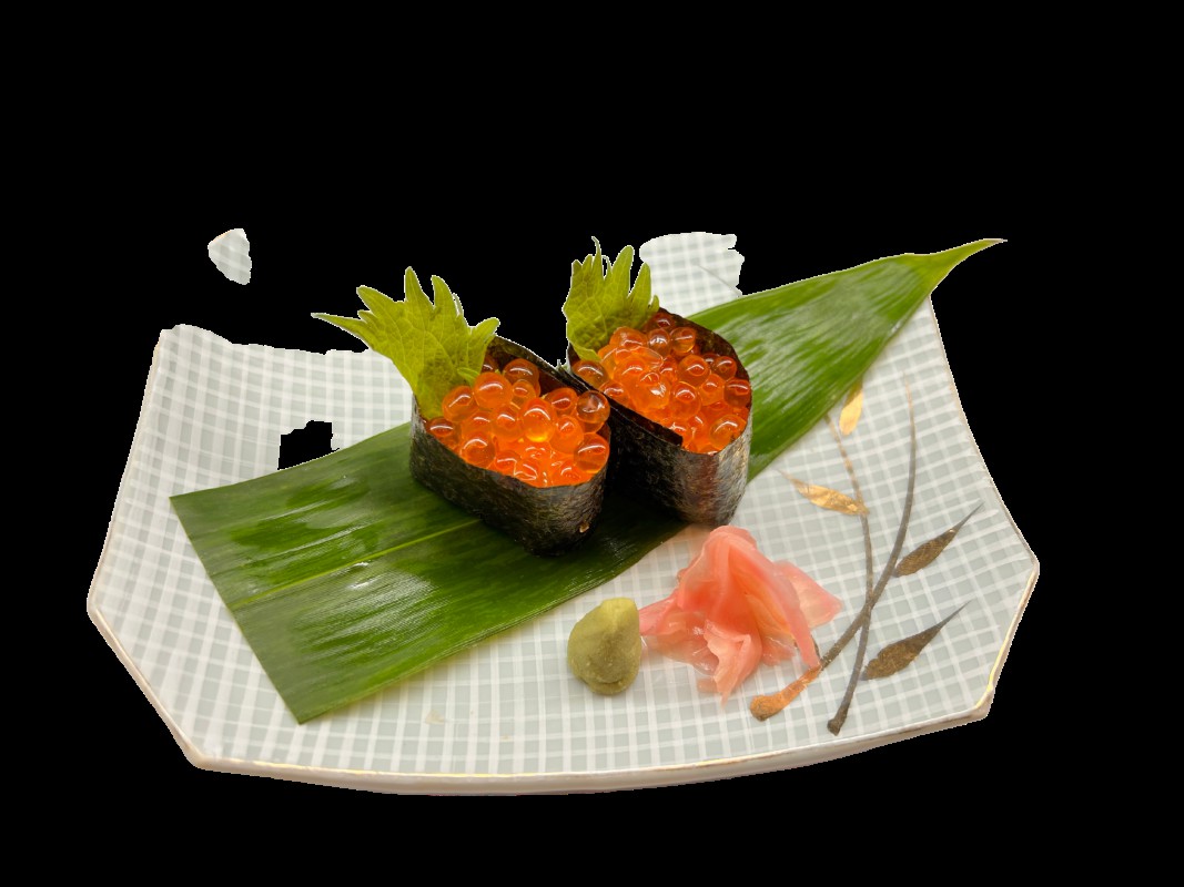 B13. Trứng cá hồi với củ cải mài Ikura sashimi