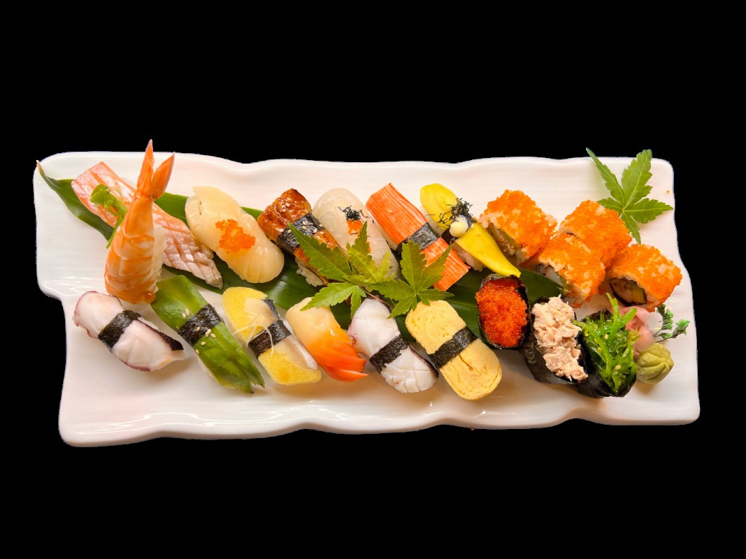 C01. Sushi tổng hợp 20miếng Sushi moriawase 20